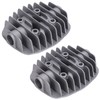 2Pcs Air Compressor Cylinder Head 2.5P/3P/5P/6P DoubleCylinder Cover Accessories