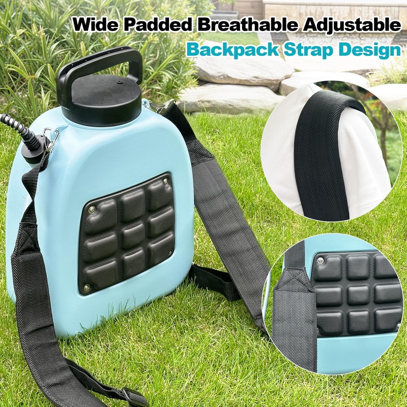 3.2 Gallon Battery Powered Backpack Sprayer, Upgraded Electric Back Pack