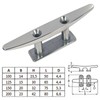 PRIOstahl Stainless Steel V4A Boat Clamp Stainless Steel 2-Hole 150