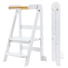 Foldable Toddler Tower 95% Preassembled Kitchen Stool Helper Folding Step