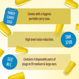 Audiplugs High Noise Industrial Strength Earplugs