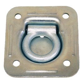 Recessed D Ring Plate Rope Lashing Tie Down f Enclosed Cargo Trailer Pickup (1 Pack)