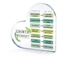 Positive Affirmation Décor for Desk Mental Health Awareness Decorations for Office Decorative Signage for Women Men Encouragement Gifts for Sister Brother Birthday Gifts for Bestie Motivational Gifts