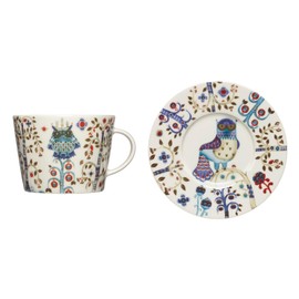 Iittala 1075820 Tea Cup & Saucer, Approx. 10.1 fl oz (300 ml), White