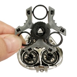 HQ8 Replacement Heads for HQ8 Aquatec Shaver 3 pc with 1 pc pack cutterhead retaining ring