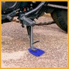 Partuto Motorcycle Kickstand Support Pad Side Stand Extension Pad Blue