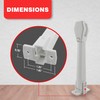 Amazing Drapery Hardware Spring Loaded Cord Tensioner for Cord Loops