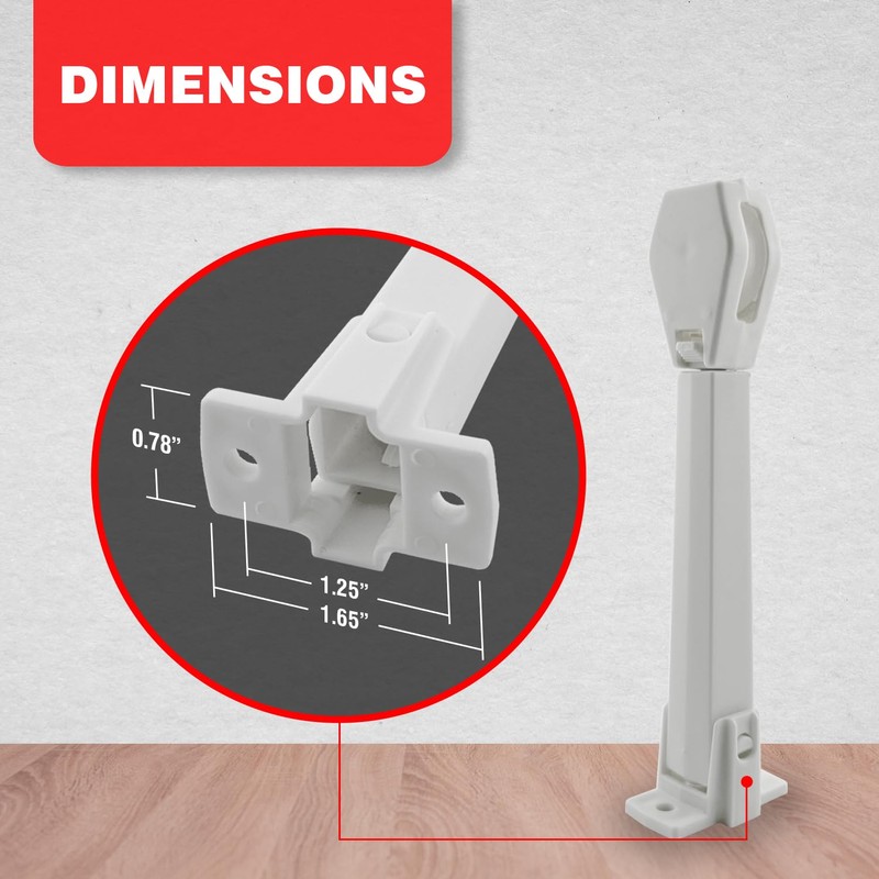 Amazing Drapery Hardware Spring Loaded Cord Tensioner for Cord Loops