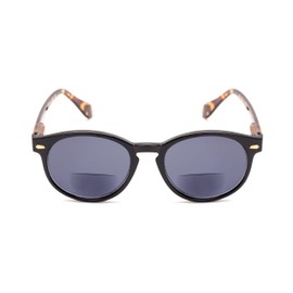 Readers.com Reading Sunglasses: The Drama Bifocal Reading Sunglasses, Acetate round Style for Men and Women