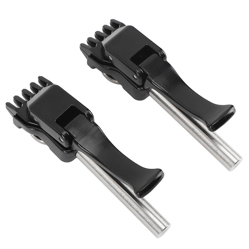 1Pair Black Badminton Stringing Clamp Tennis Flying Clamp Recket Starting