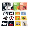 4 Cajas De Tarjetas De Estimulación Visual Para Bebés 80uds.