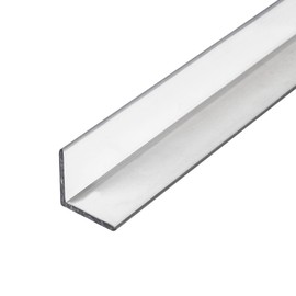 Outwater Plastics 1749-CL 1'' X 1'' x 3/32 (.095) Inch Thick Butyrate Clear Plastic Even Leg Angle Moulding 46 Inch Lengths (Pack of 3)