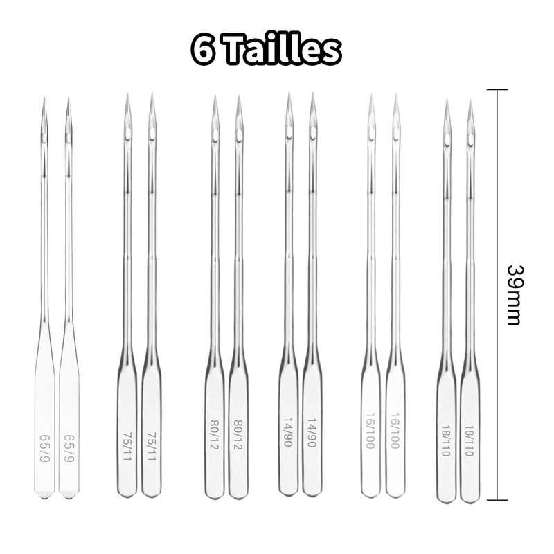 ZITFRI 60 Pieces Sewing Machine Needle Set Universal Sewing Machine