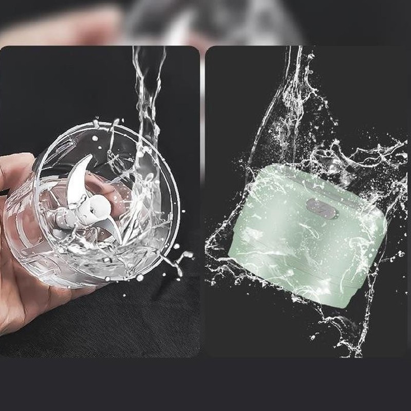 Electric Garlic Chopper 250ml Cordless Operation Multifunctional Detachable Mini Food