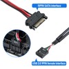 9Pin USB Header Splitter with SATA Power Cable, 9Pin USB