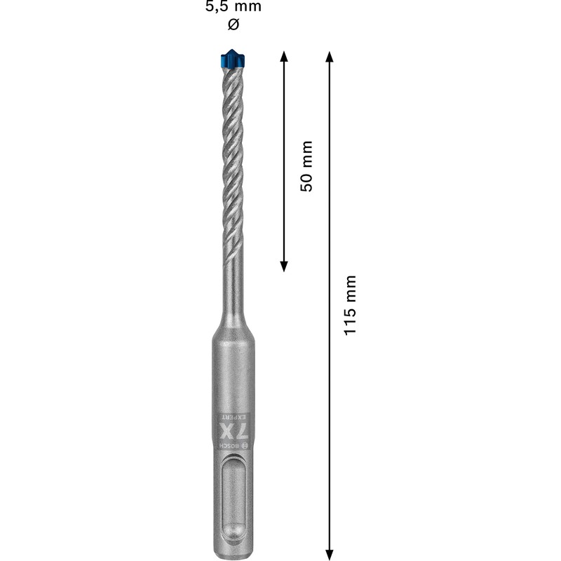 Bosch Professional 1x Expert SDS plus-7X Hammer Drill Bit (for