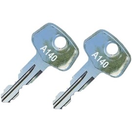 2 Yakima A140 Replacement Keys - Roof Racks, Rails, Cargo Box, Carriers, Crossbars, Haulers, Bags (Codes A131-A155 & A180) Better Than OEM! Whisp bar