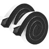 2 Rolls 1/2 Inch W 1/2 T Weather Stripping Air