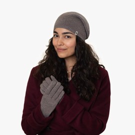 Roeckl Finger Gloves with Cashmere Knitted Gloves (One Size - Light Grey), Grey light grey