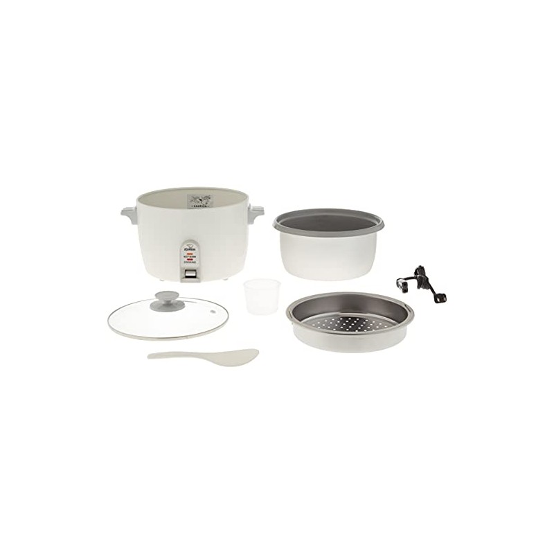 Zojirushi NHS-18 10-Cup (Uncooked) Rice Cooker,White