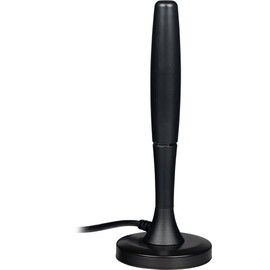 UltraPro Portable HD TV Antenna Indoor Digital Antenna for 4K/8K Ultra HD, VHF/UHF Channels, Magnetic Base, 20 Mile Range, Omnidirectional, NEXTGEN TV Ready, for Travel, Camping, RV, Tailgating, 84039