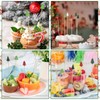 200Pcs Christmas Trees Cocktail Picks,Christmas Trees Shape Fruit Toothpick,Party Toothpicks