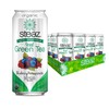 Steaz Organic Lightly Sweetened Iced Green Tea, Blueberry Pomegranate, 16