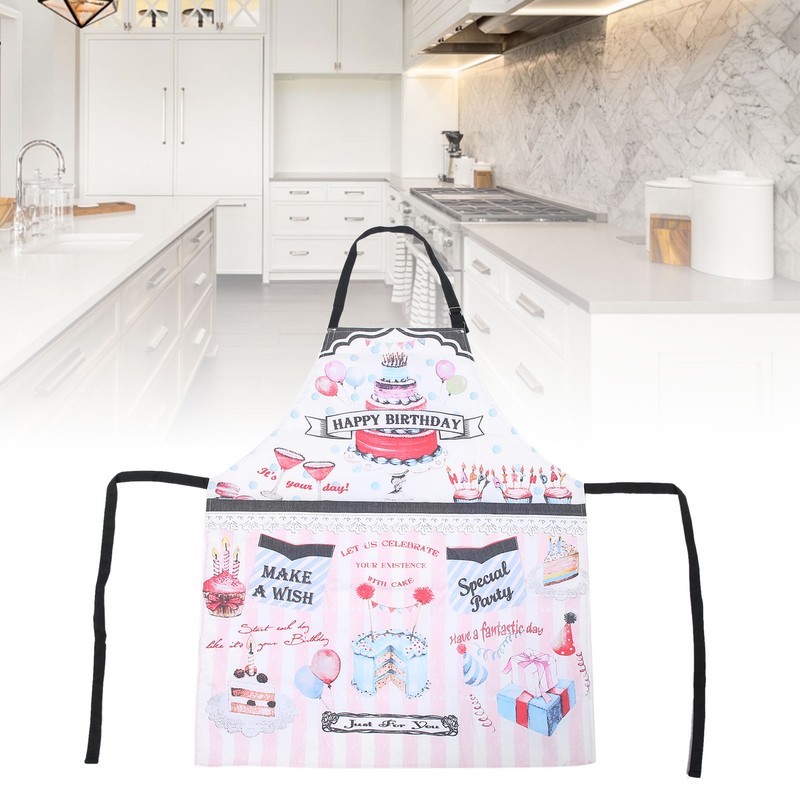 Cooking Apron Household Fashionable Antifouling Sleeveless Cloth Kitchen Accessories9