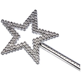 Boland 10117910 BOL44071 Star Magic Wand, Adult, Silver, 35 Cm