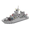 Apostrophe Games Navy Destroyer Building Block Set - 528 Pieces