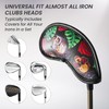 Golf Iron Head Covers Numbers Synthetic Leather Headcover Deluxe Value