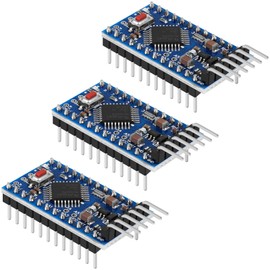 YELUFT 3pcs Pro Mini ATMEGA328P 5V 16MHz Development Board Microcontroller Compatible with Arduino IDE (Pre-Soldered)