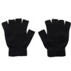 Unisex Fingerless Thermal Fleeced Warm Winter Magic Driving Typing Black