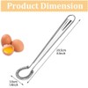 2Pcs Egg Whisk, Stainless Steel Whisk Set, Spring Coil Wire