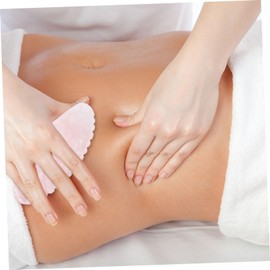 minkissy 3 Pcs Scraping Board Rose for Trigger Point Spatula Fascia Men Holder Quartz Roller Quartz Face Roller Jade Roller Scratcher Scarping Tool Massage Scraper Massage Tool Pink