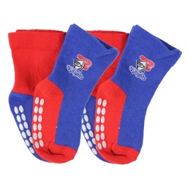 Newcastle Knights NRL Baby Infant Toddler Nonslip Crew Socks 2 pk Size 1-2
