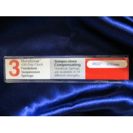 Horolovar 400 Day / Anniversary Clock .0022 Suspension Spring / Wire - Horolovar