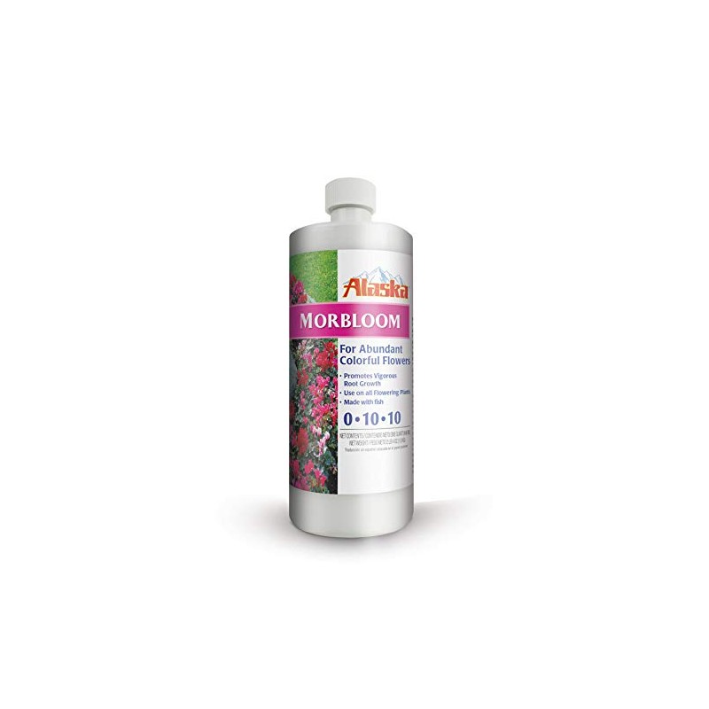 Alaska Morbloom Fertilizer Natural Concentrate 0-10-10 32 oz, Pack of