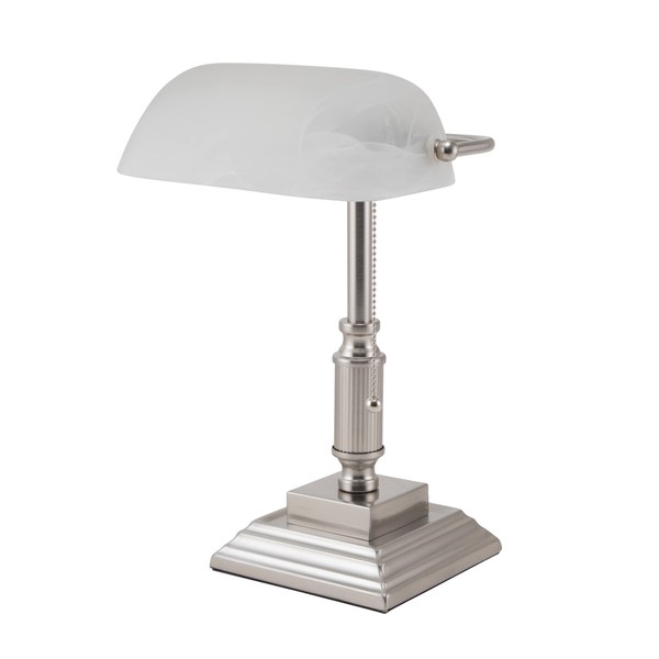 V- Light White Shade LED Desk Lamp, Vintage Lamp, Study