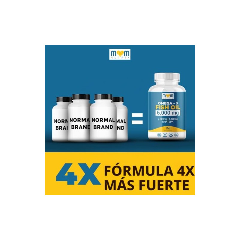 Mom Nutrix Aceite de Pescado Omega 3 con M?ximo Epa