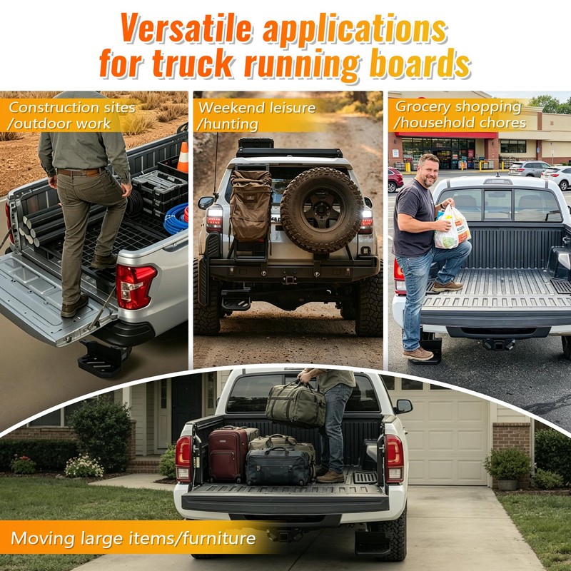 Rear Bed Step Compatible with 2023 2026 Ford F150 Tailgate