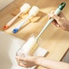2PCS Bottles Dishwashing Foam Sponge Brush, Long Handle Cleaning Brush