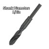 1/2 Inch Spiral Drill Reduced Shank HSS Milling Cutter Spiral
