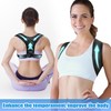 Truefit Posture Corrector Brace, Adjustable Back Support for Women and