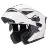 ILM Motorcycle Dual Visor Flip up Modular Full Face Helmet