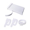 LIKENNY (50 Pieces) Cable Ties Velcro Nylon Storage Band Cord