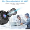 ZZCP Mini Camara, HD 1080P Portátil Camaras Inalambricas Videocamara Discretas