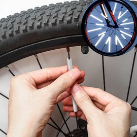 MUYAPAY 72 Piece Bicycle Spoke Reflectors Set, Bicycle Spoke Reflectors Alternative to Cat's Eyes and Spoke Light, Bicycle Reflectors