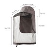 Mosquito Hats with Net Neck Flap Men Women Sun Protection