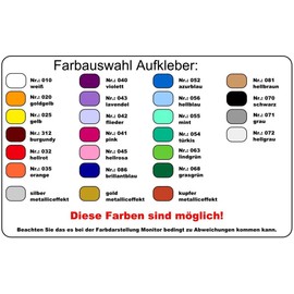 Samunshi® Star Sticker Set Filled Car Sticker (Silver Metal Effect Outline 090)